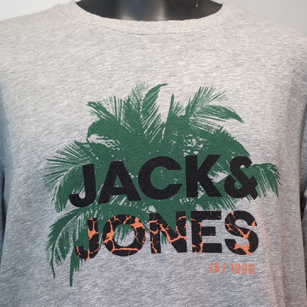 2/$20 Jack & Jones Heather Gray Sweatshirt No Size Tag